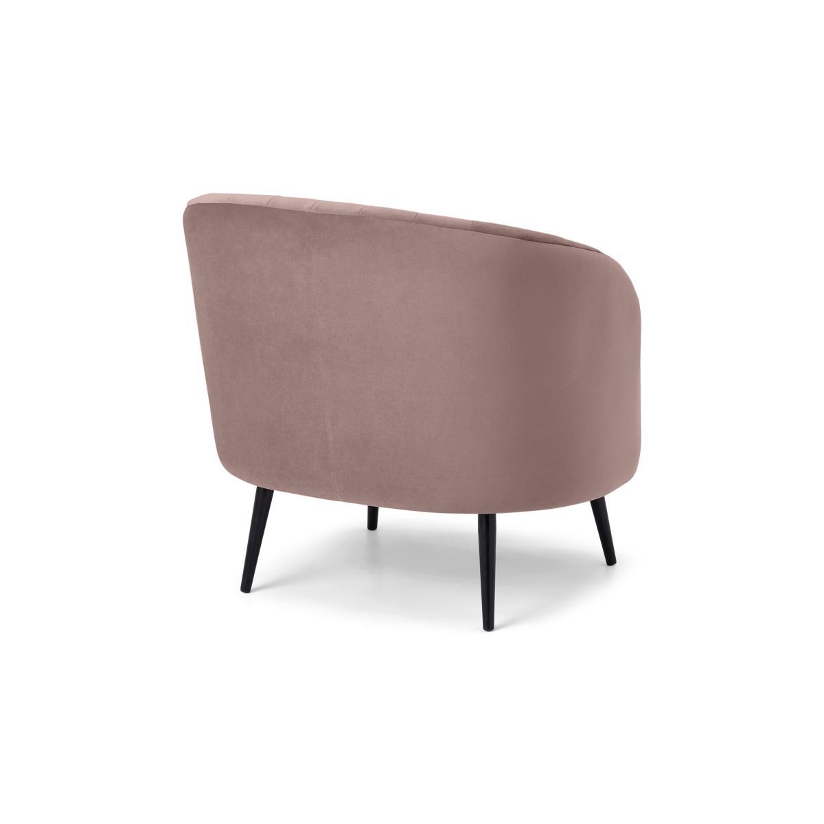 Sylvie Accent Armchair, Pearl Pink Velvet – image 6
