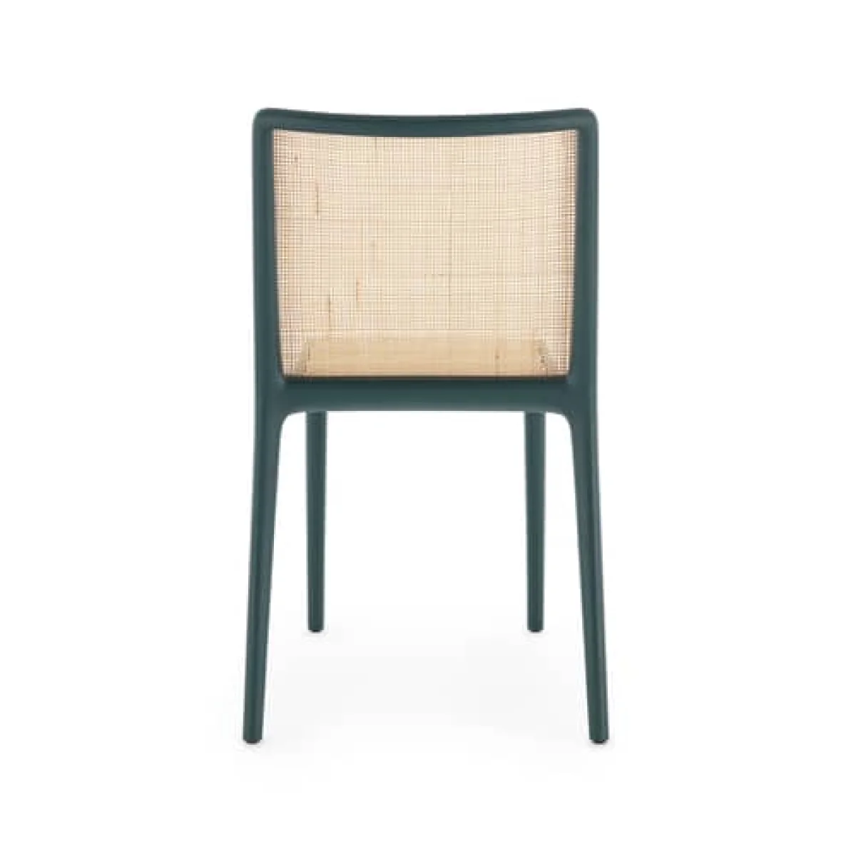 Belvedere Vienna Stacking chair cane & fibres green / INDOOR - Rattan braiding - Kartell – image 7