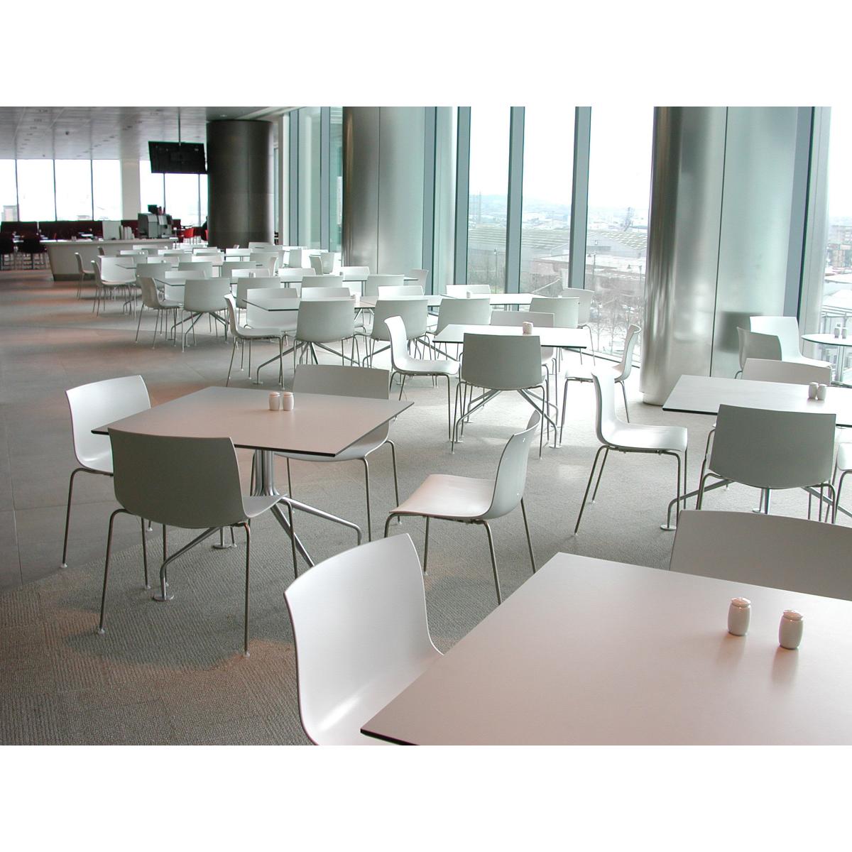 Catifa 46 Stacking chair plastic material white One colour version - Arper – image 2
