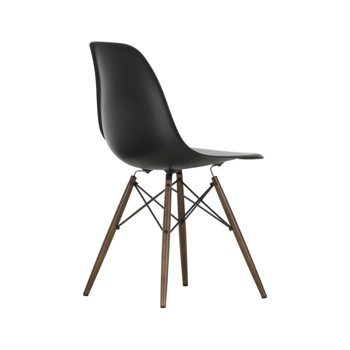 Chair RE DSW - Eames Plastic Side Chair plastic material / (1950) - Dark wood legs / Recycled - Vitra – image 2