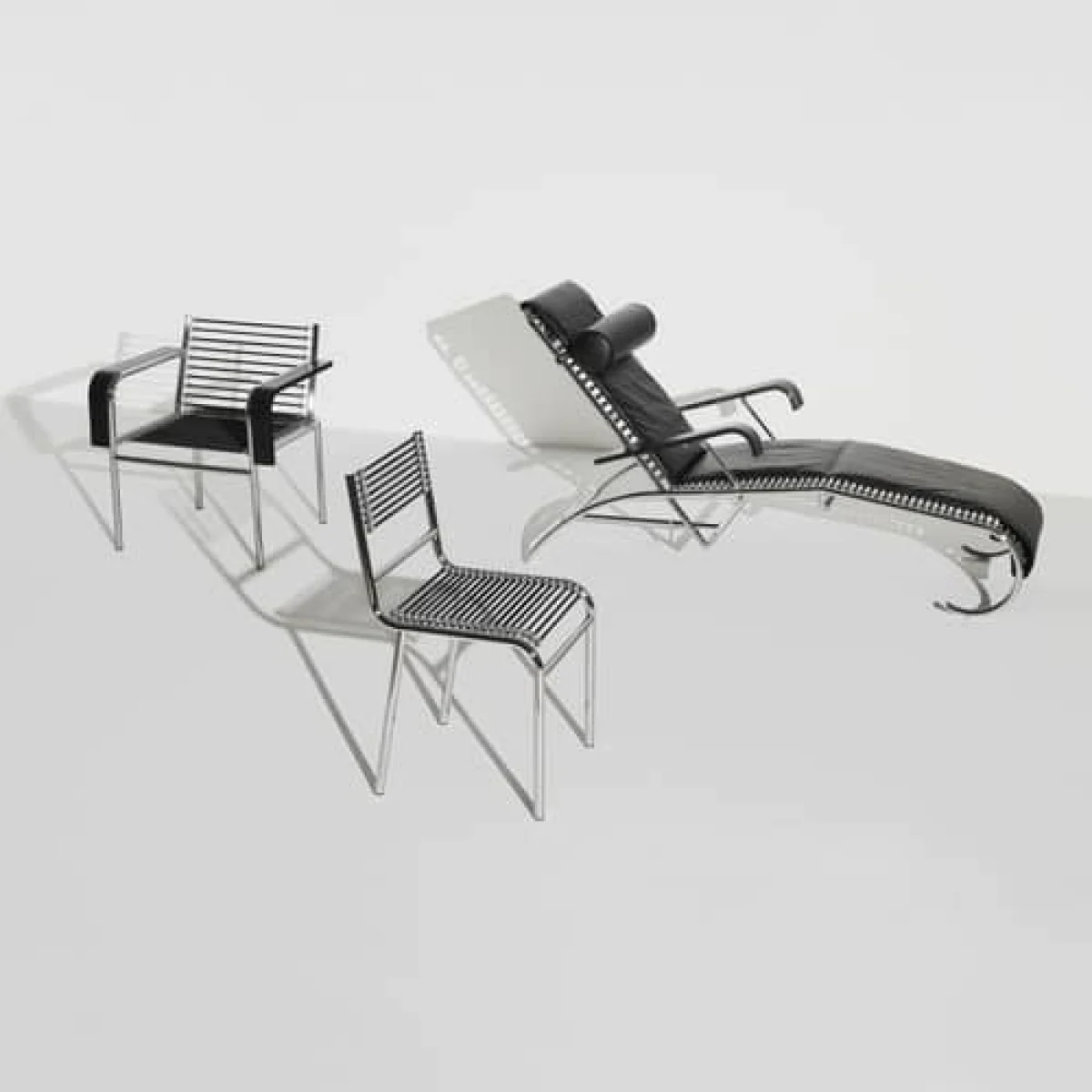 Sandows N°212 Chair textile black / Reissue 1927 - Petite Friture – image 10