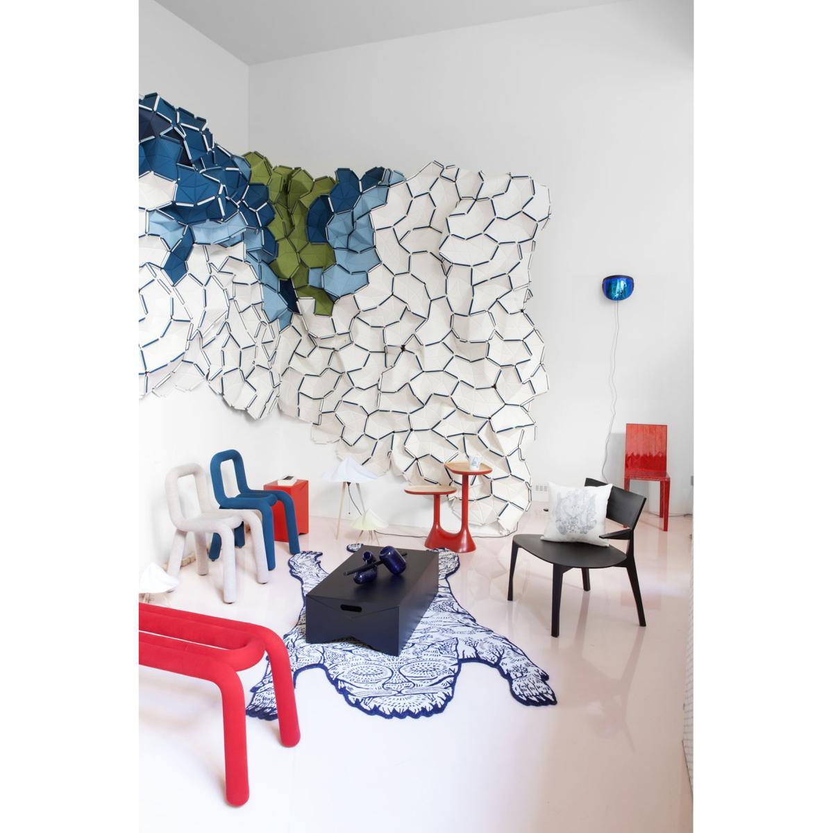 Bold Padded chair - Fabric by Moustache Blue – image 4