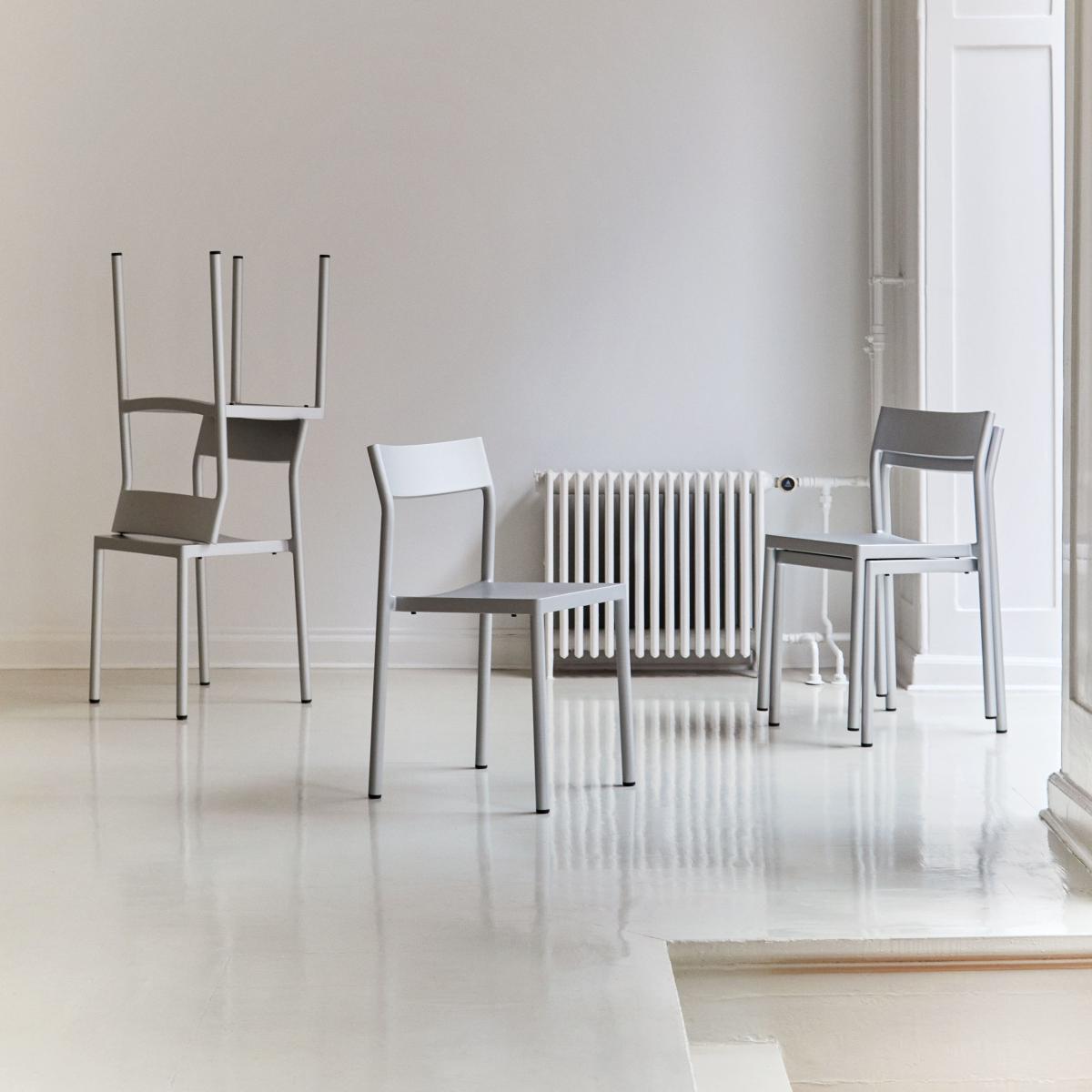 Type Chair Stacking chair metal grey - Hay – image 3