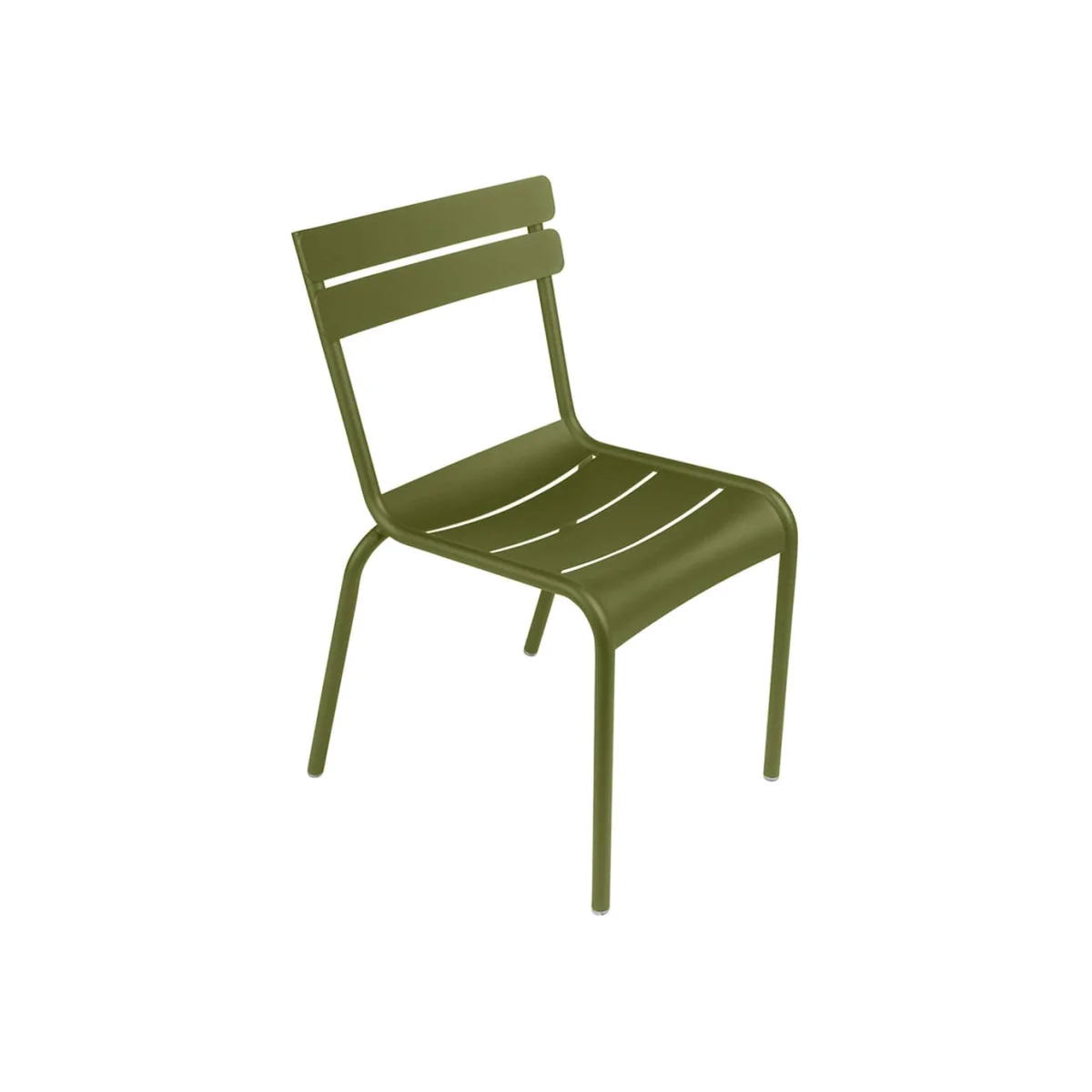 Luxembourg Stacking chair metal green / Aluminium - Fermob – image 1