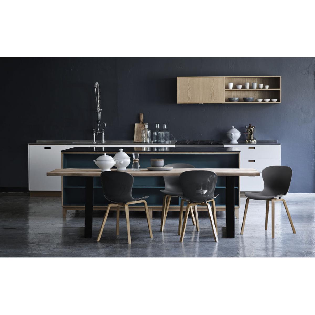 Nap Chair - Wooden legs by Fritz Hansen Grey – image 2