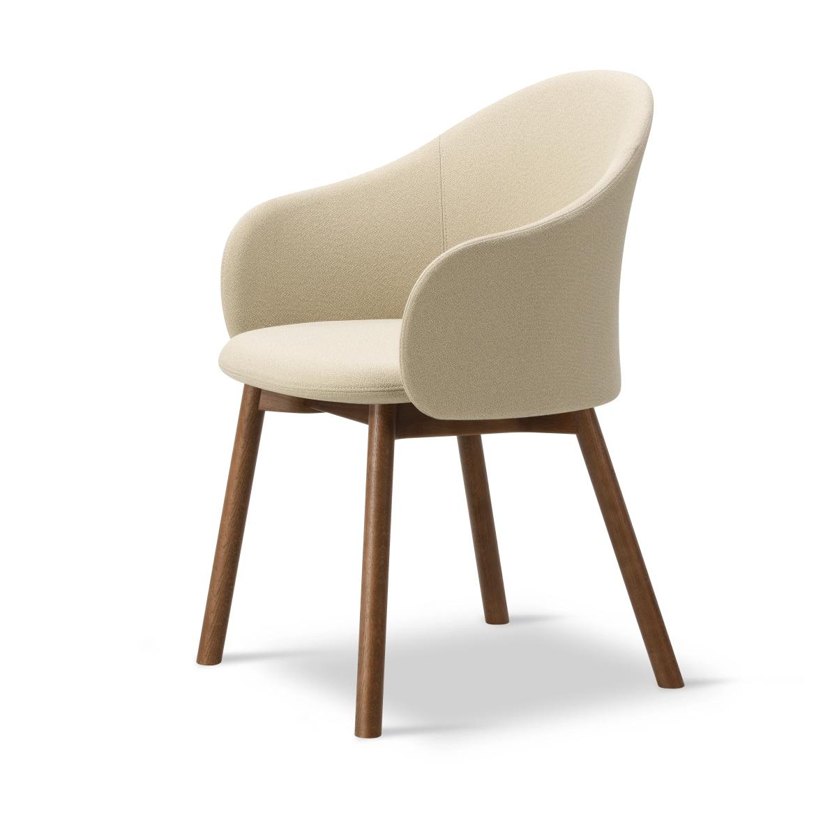 Fredericia Furniture Gomo Armchair armchair wood base Mylla 221-smoked stained lacquered oak – image 2