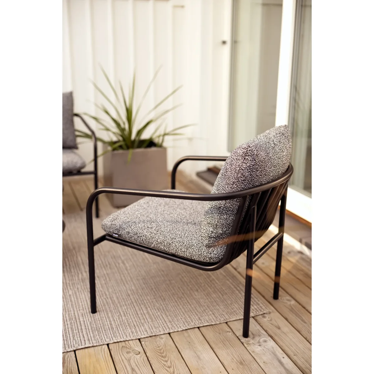 Brafab Bendt armchair Black-teddy ant – image 2