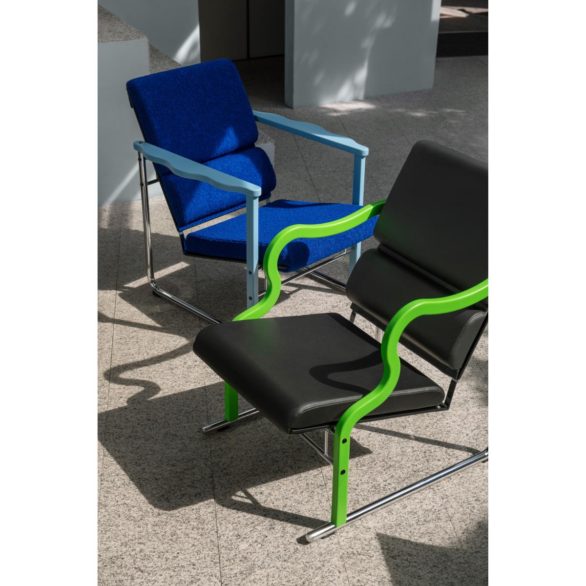Hem Experiment 501 lounge chair Green-light beige – image 5