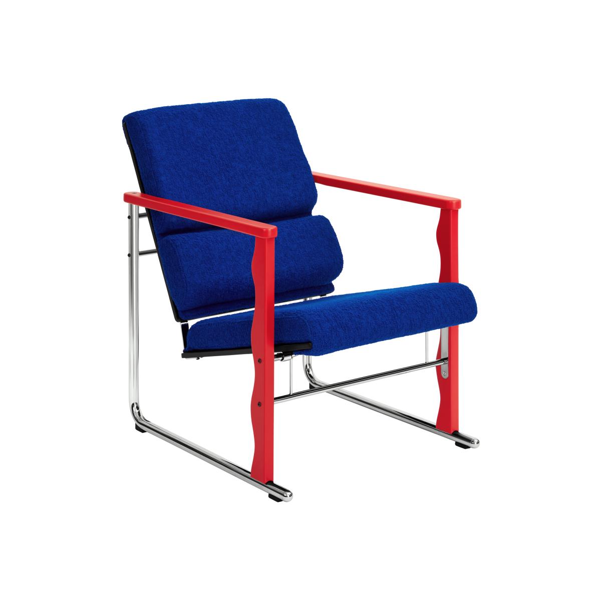 Hem Experiment 503 lounge chair Red-ultramarine – image 1