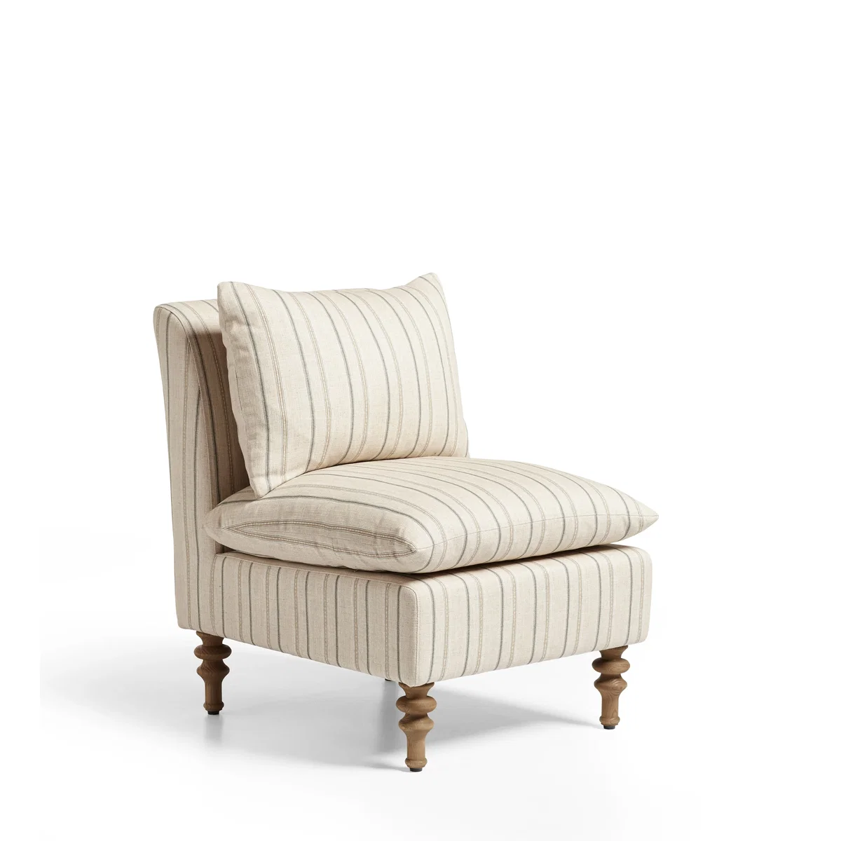 OKA, Rosina Hedley Linen Slipper Chair - Natural, Armchair – image 2