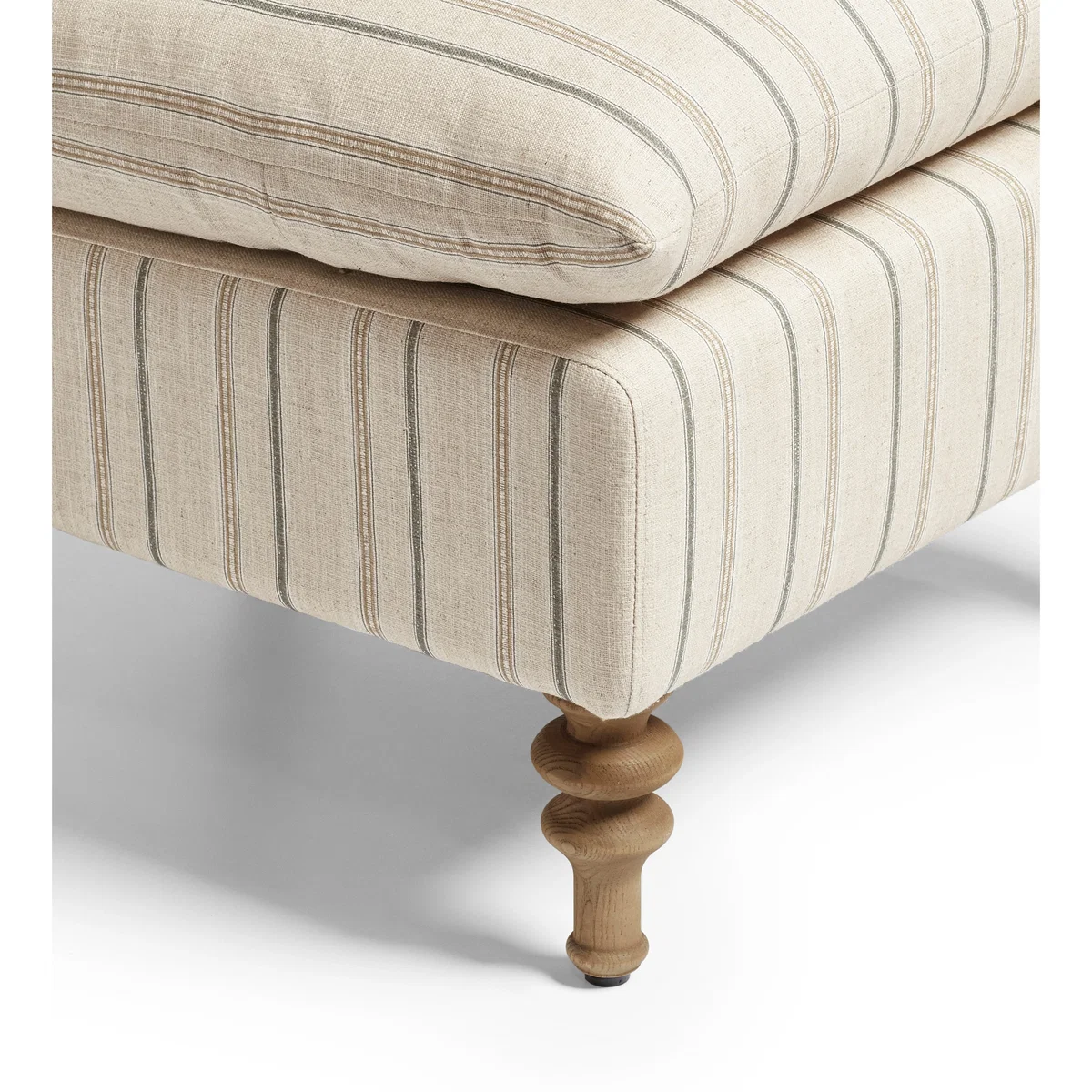 OKA, Rosina Hedley Linen Slipper Chair - Natural, Armchair – image 6