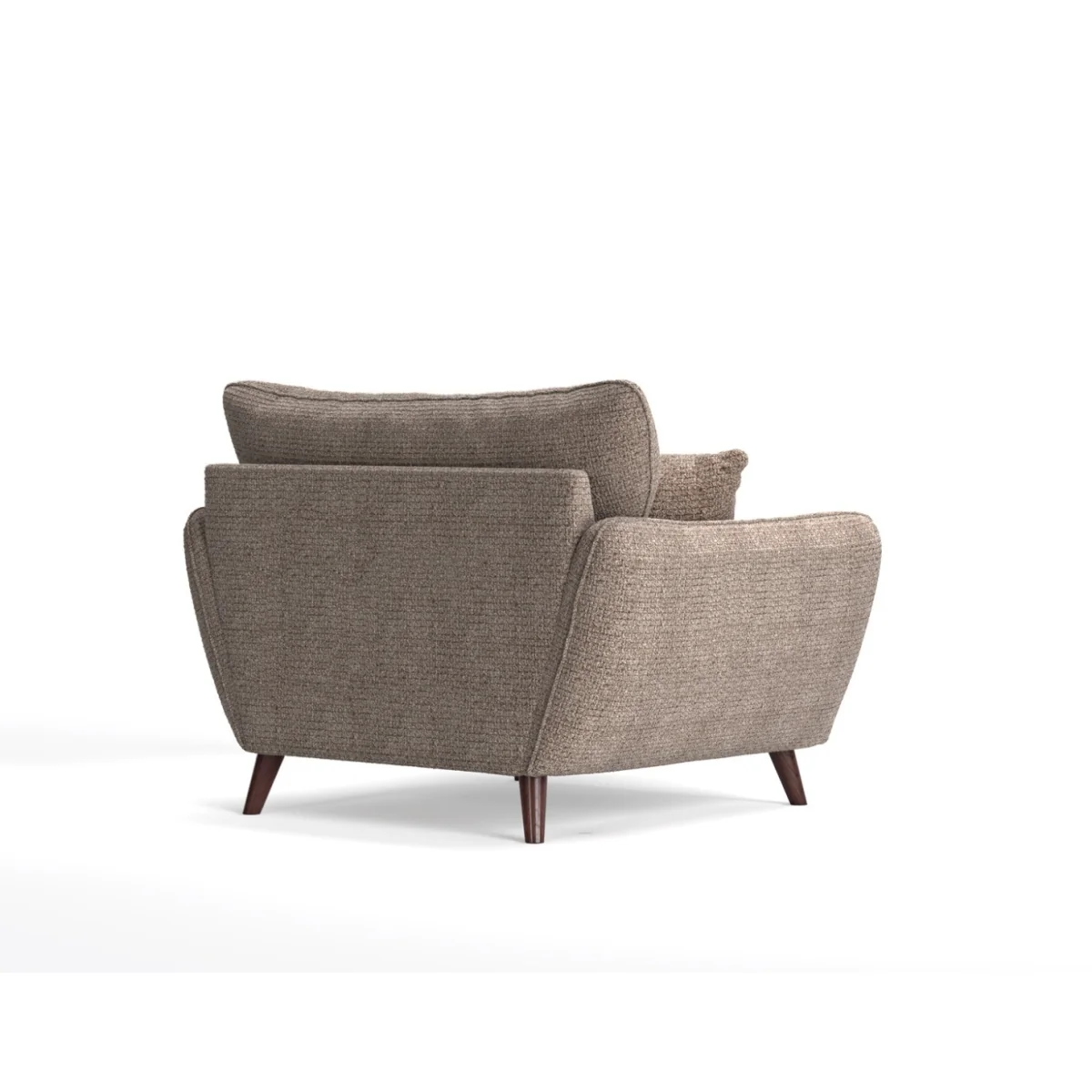 Palma Truffle Chenille Fabric Armchair – image 3