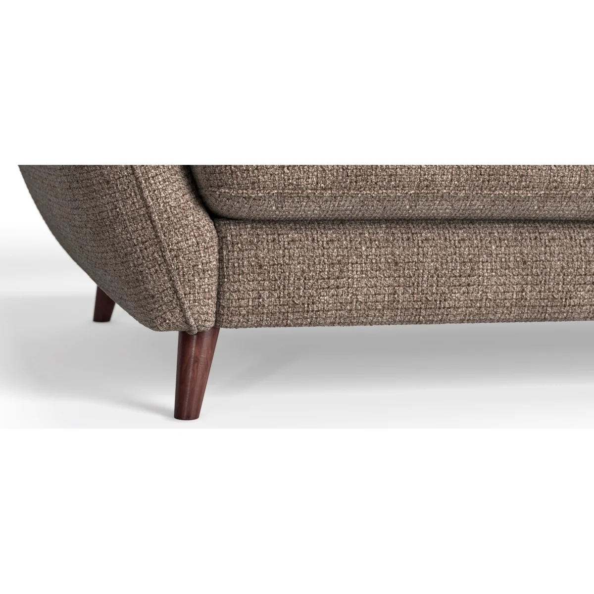 Palma Truffle Chenille Fabric Armchair – image 9