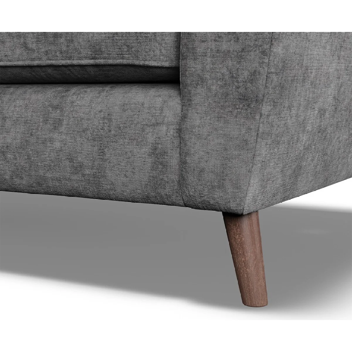 Naples Grey Velvet Armchair – image 5