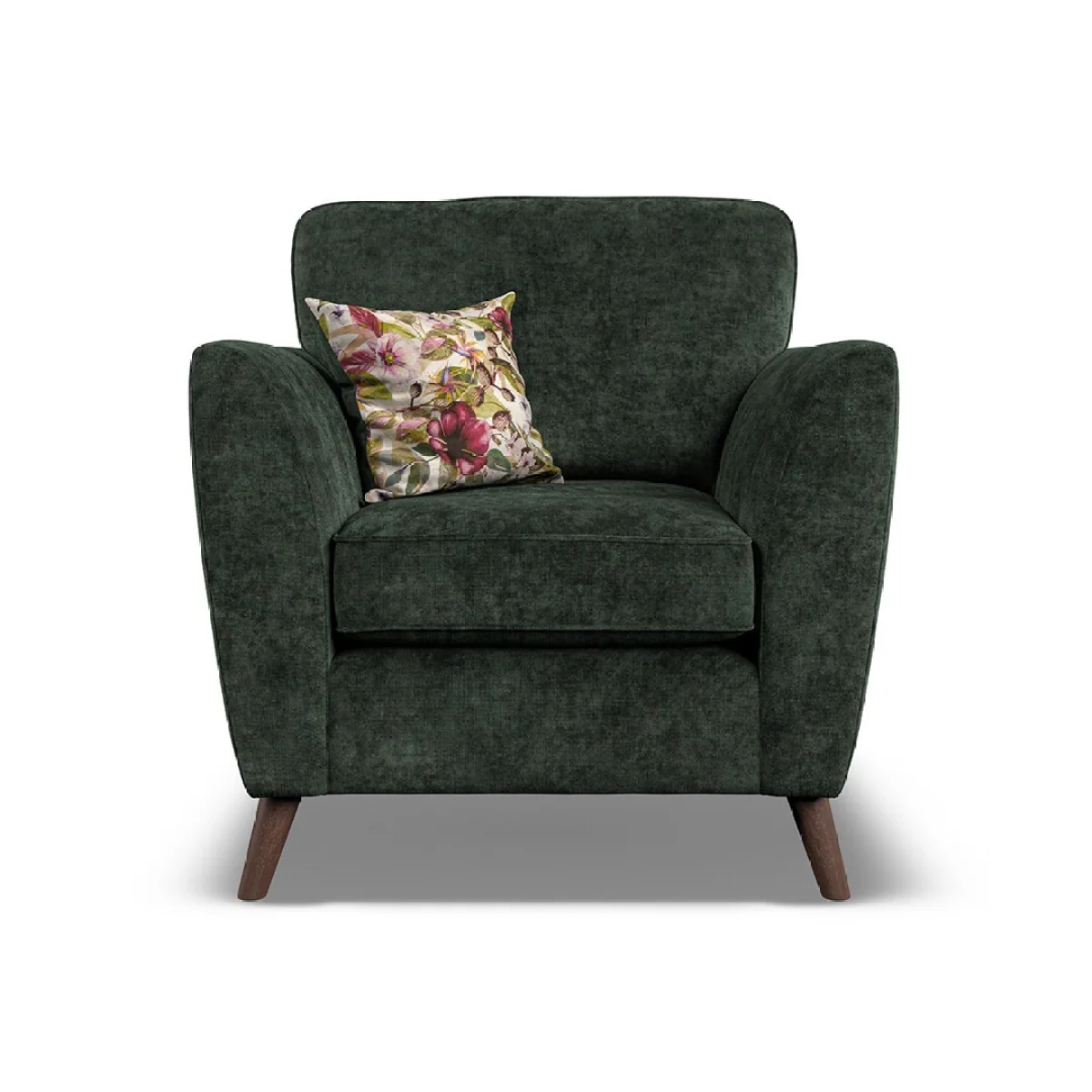 Naples Emerald Velvet Armchair – image 2