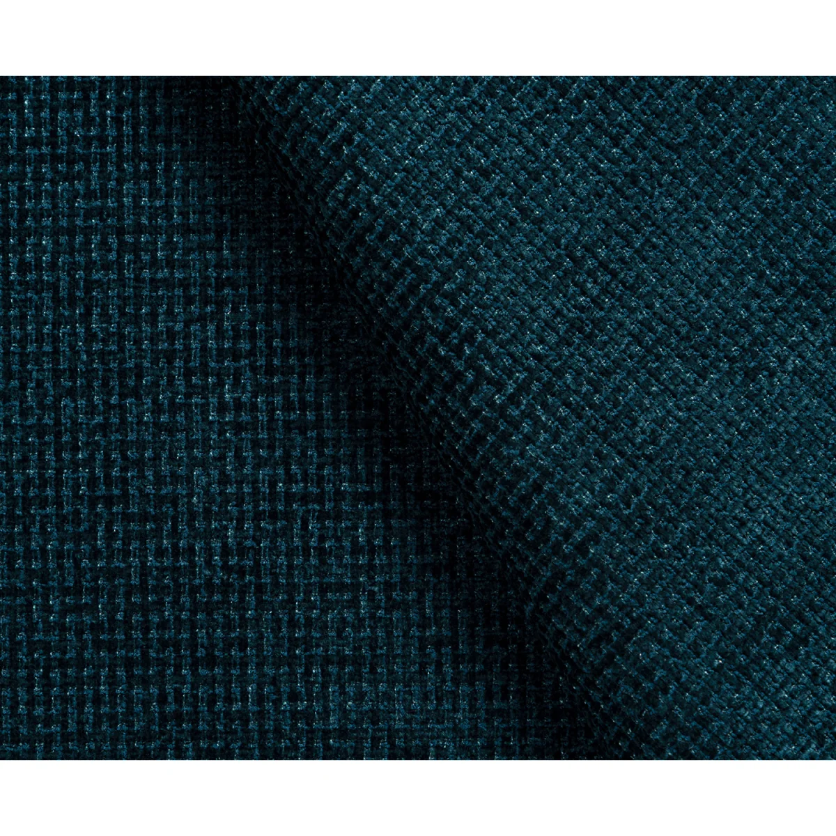 Palma Teal Chenille Fabric Love Chair – image 3