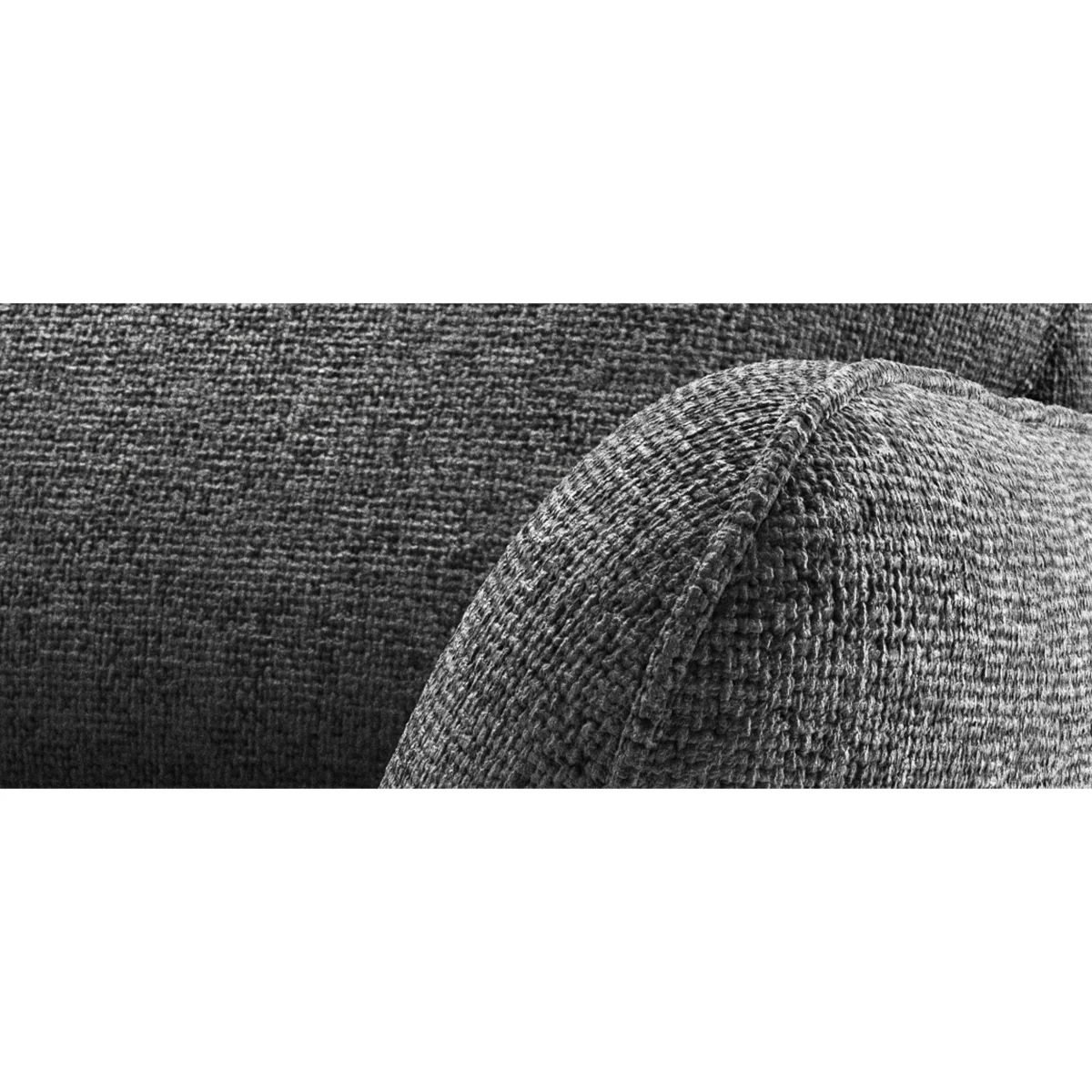 Palma Charcoal Chenille Fabric Love Chair – image 8