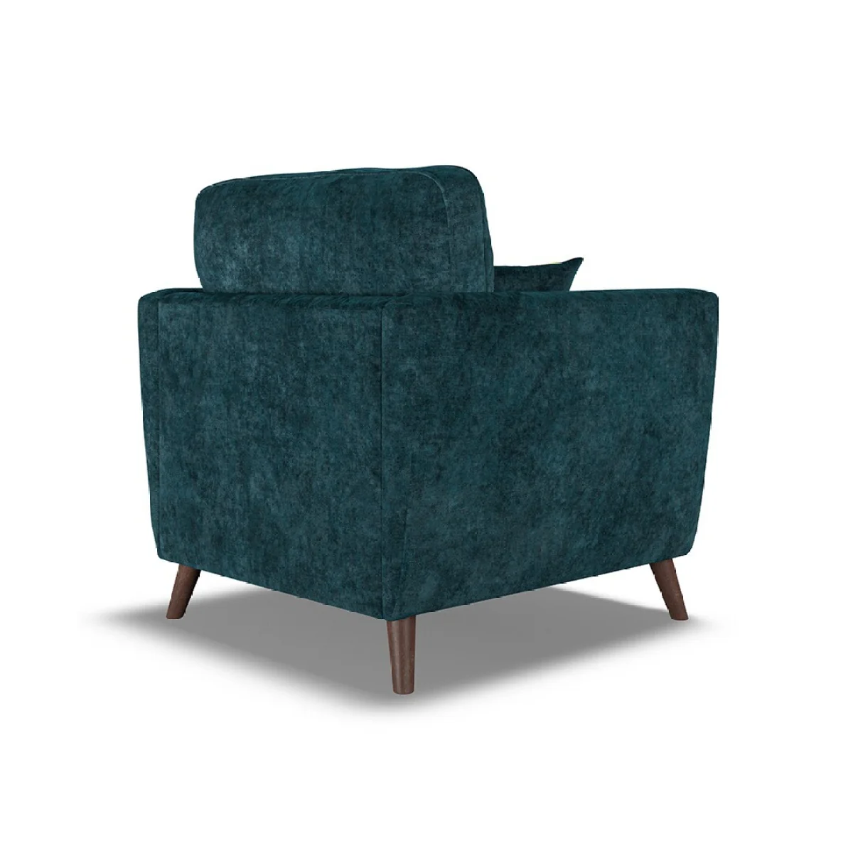Naples Teal Velvet Armchair – image 3
