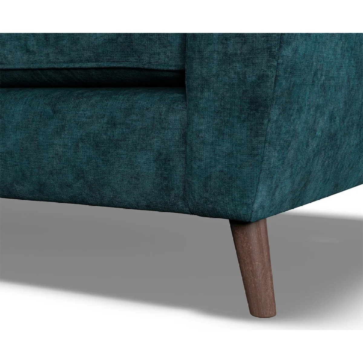 Naples Teal Velvet Armchair – image 5