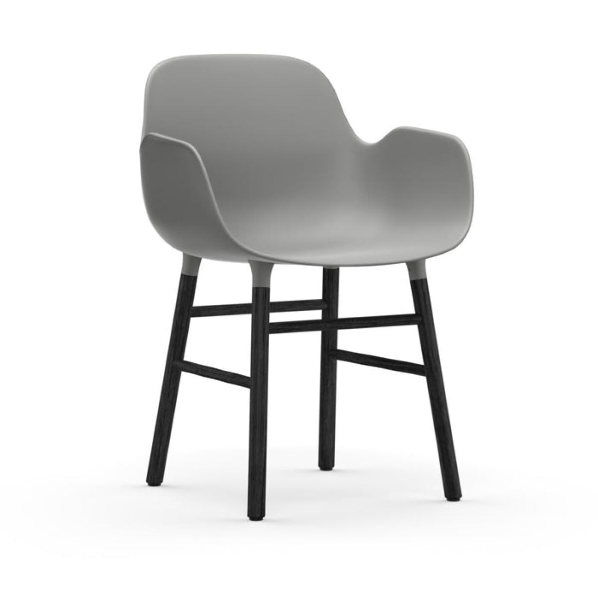Normann Copenhagen Form Black Oak Legs Occasional Chair / Black – image 13
