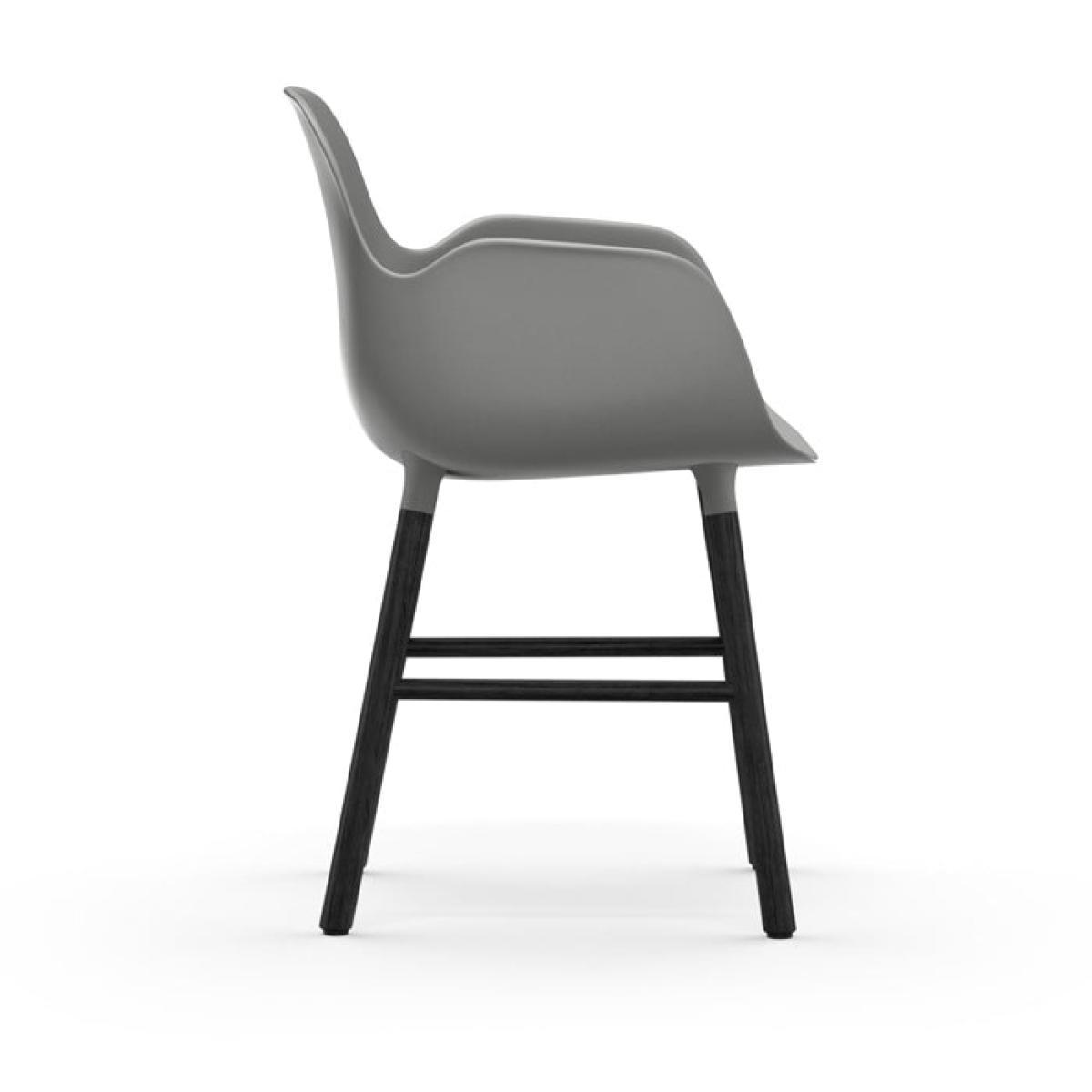 Normann Copenhagen Form Black Oak Legs Occasional Chair / Black – image 15