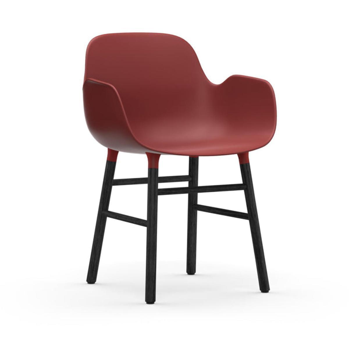 Normann Copenhagen Form Black Oak Legs Occasional Chair / Black – image 17