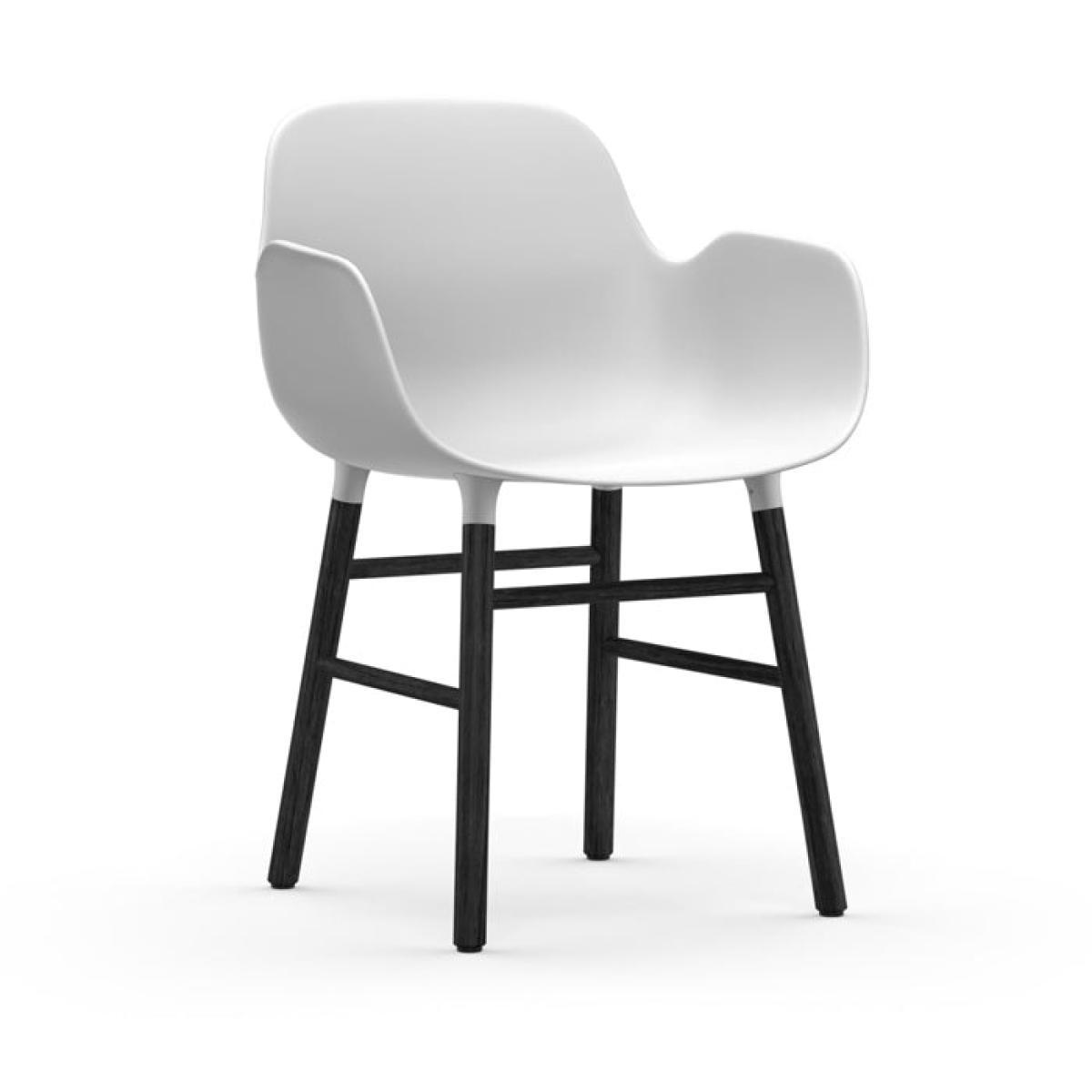 Normann Copenhagen Form Black Oak Legs Occasional Chair / Black – image 21