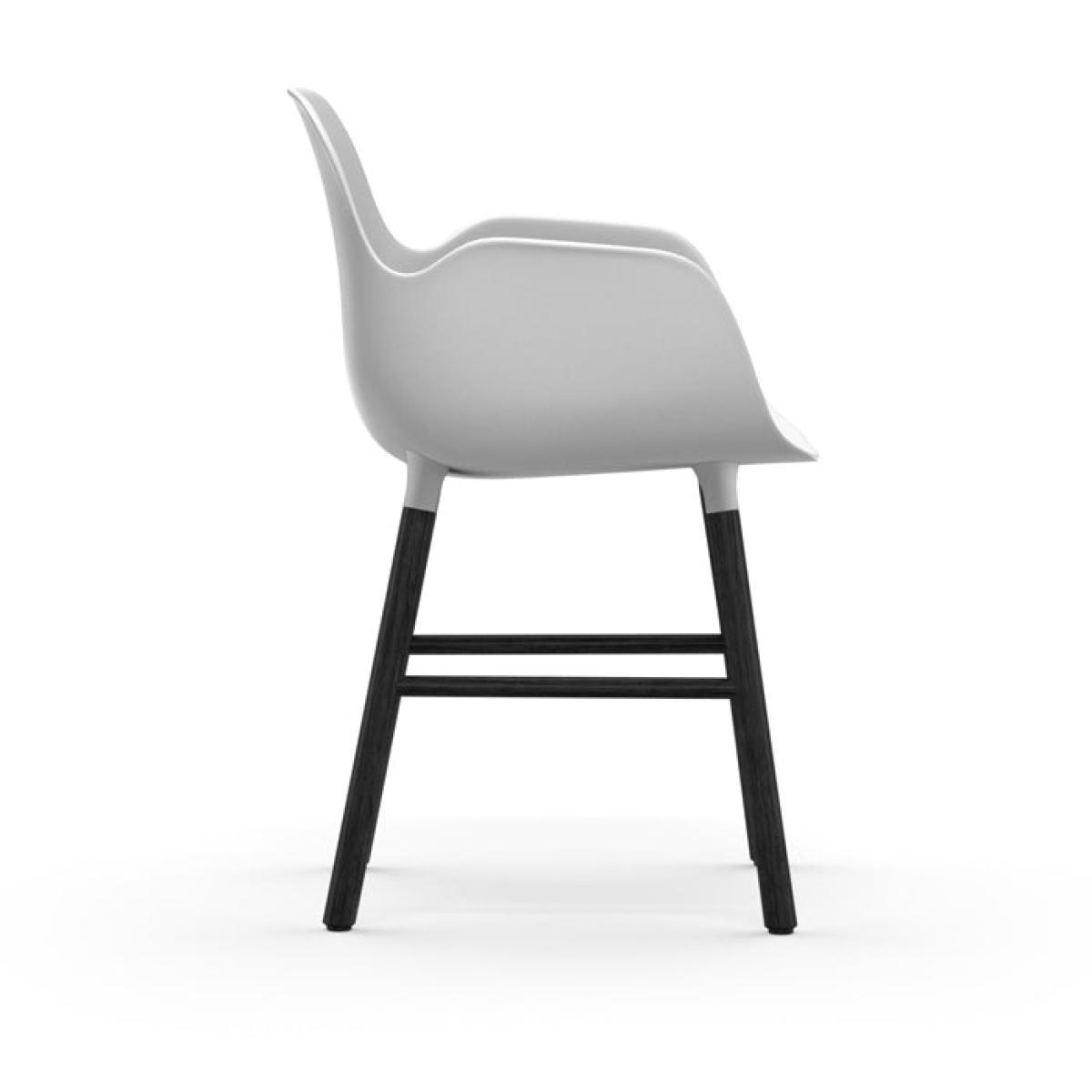 Normann Copenhagen Form Black Oak Legs Occasional Chair / Black – image 23