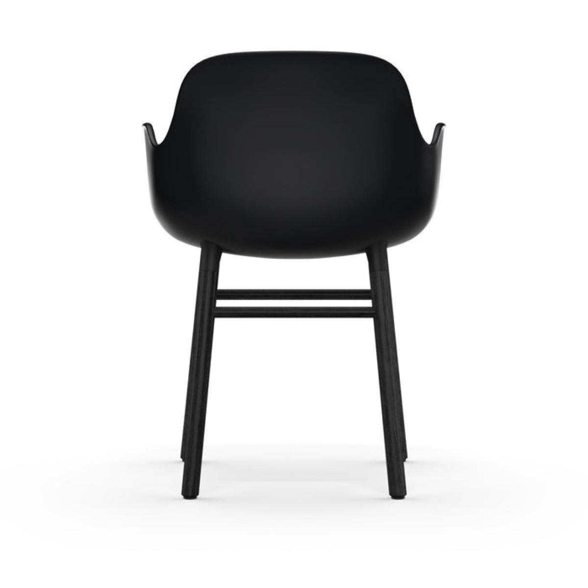 Normann Copenhagen Form Black Oak Legs Occasional Chair / Black – image 4