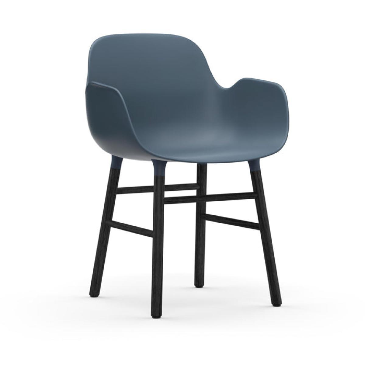 Normann Copenhagen Form Black Oak Legs Occasional Chair / Black – image 5