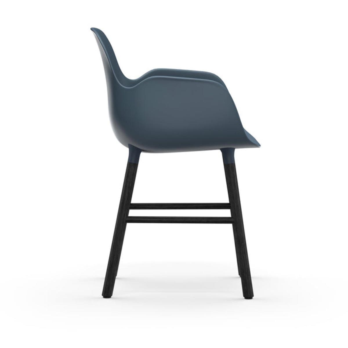 Normann Copenhagen Form Black Oak Legs Occasional Chair / Black – image 7