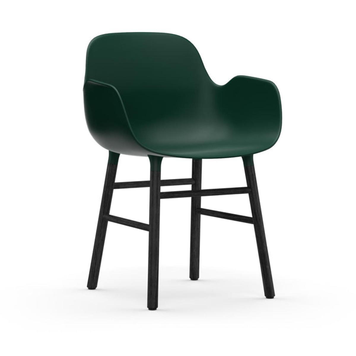 Normann Copenhagen Form Black Oak Legs Occasional Chair / Black – image 9