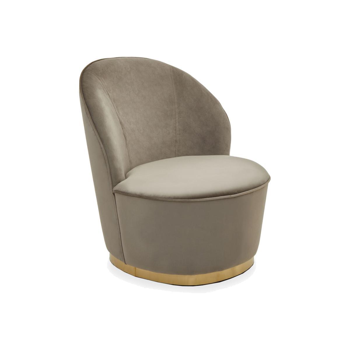 Olivia's Tamra Chair Grey