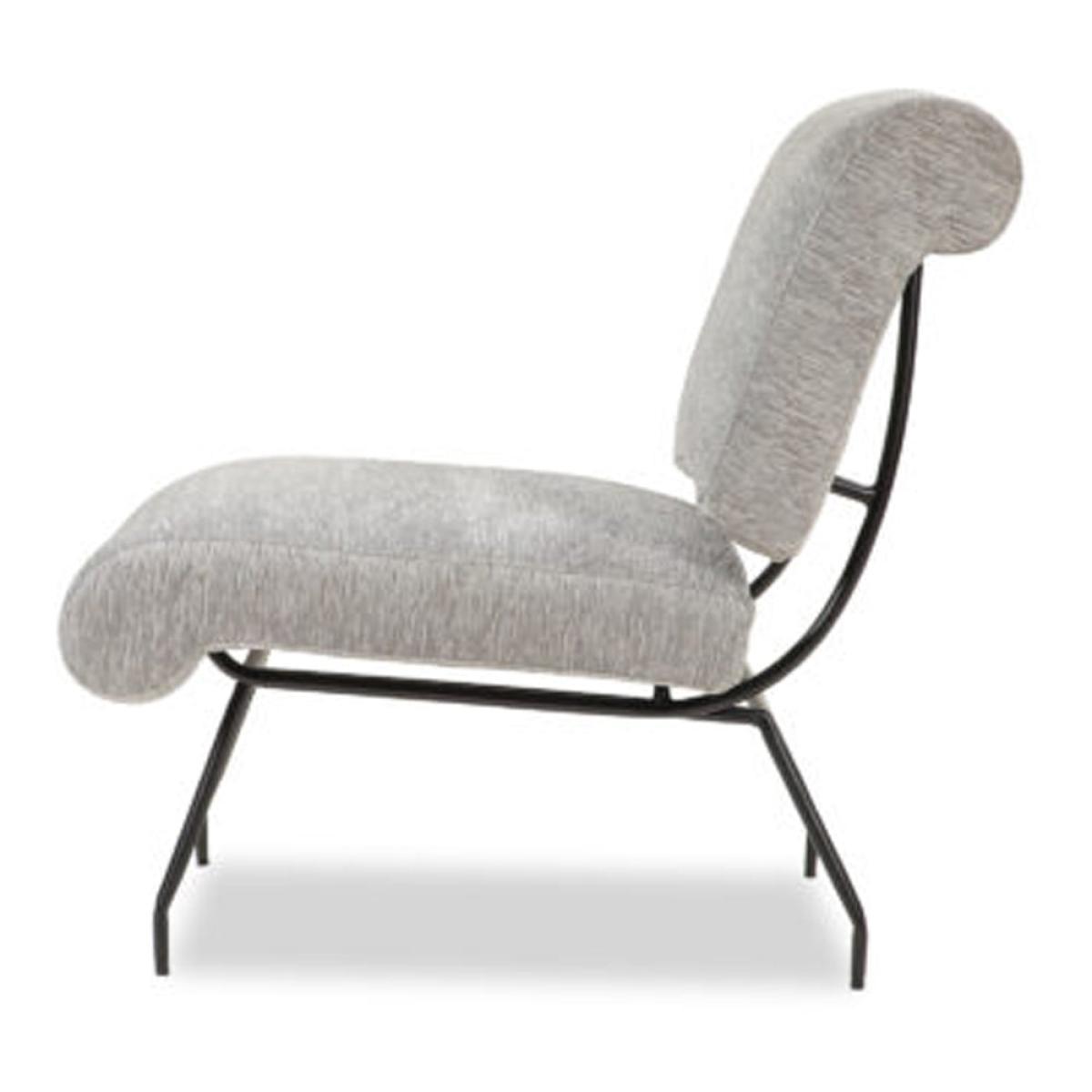 Liang & Eimil Abacus Occasional Chair Silver And Matt Black Finished – image 3