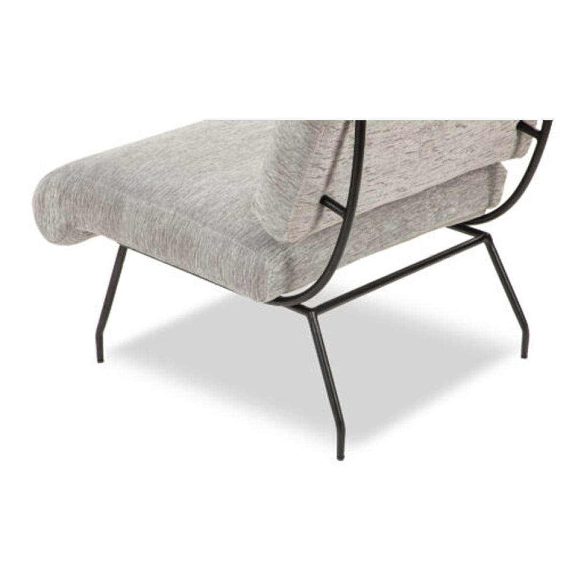 Liang & Eimil Abacus Occasional Chair Silver And Matt Black Finished – image 5
