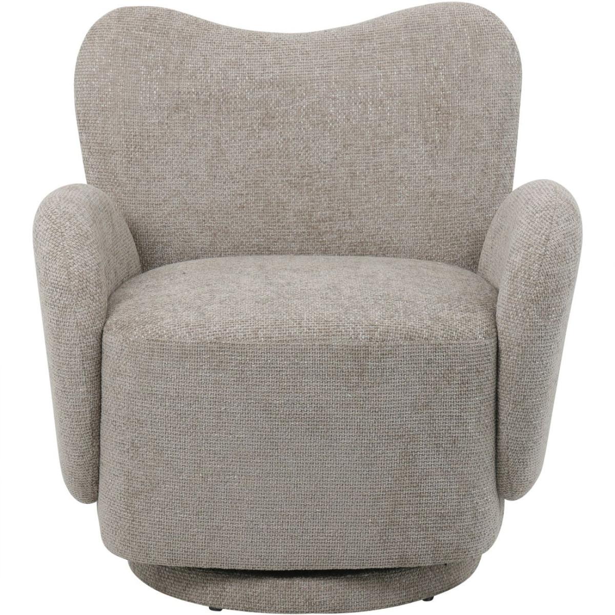Libra Interiors Casa Swivel Chair Mink – image 2