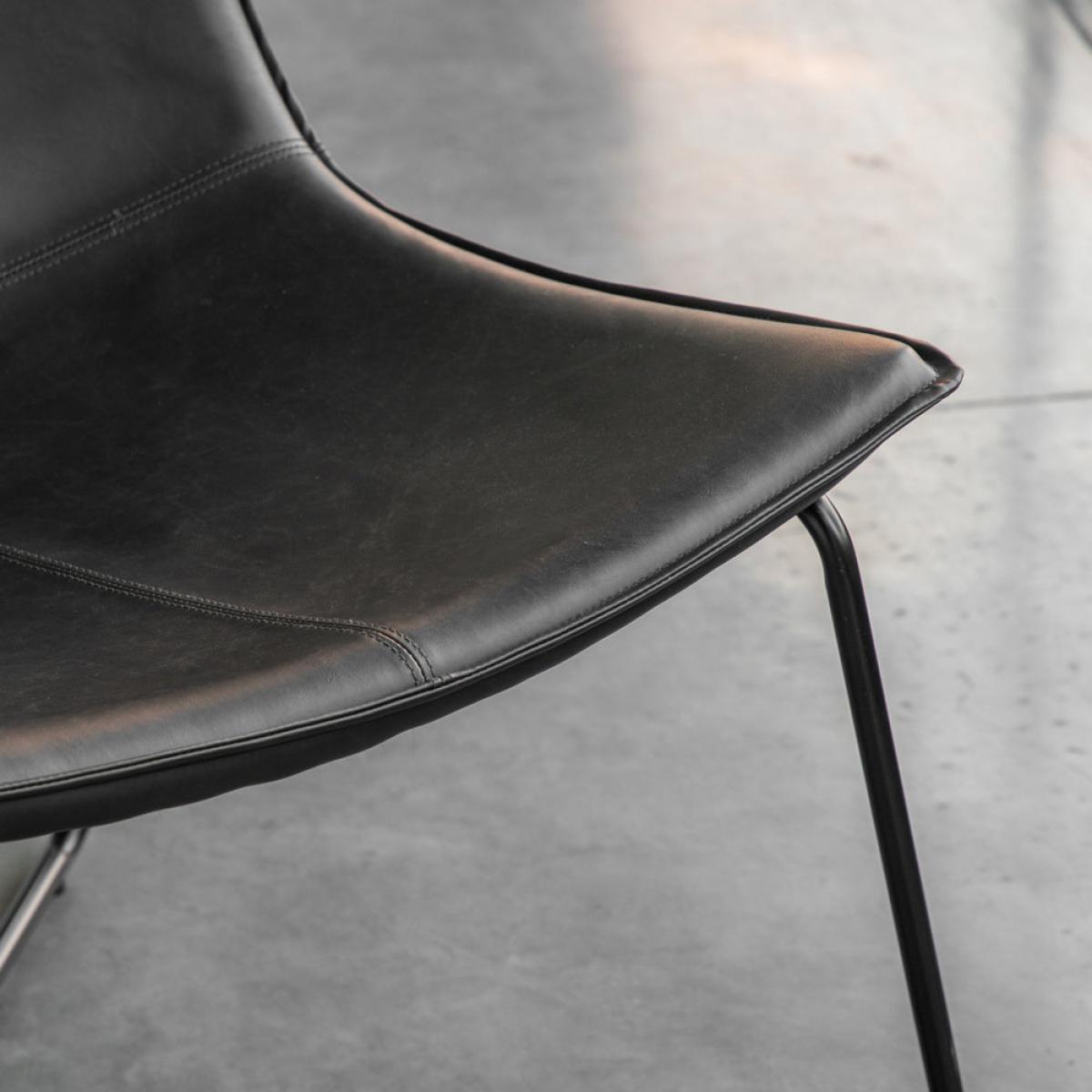 Gallery Interiors Hawkline Lounge Chair in Charcoal – image 5