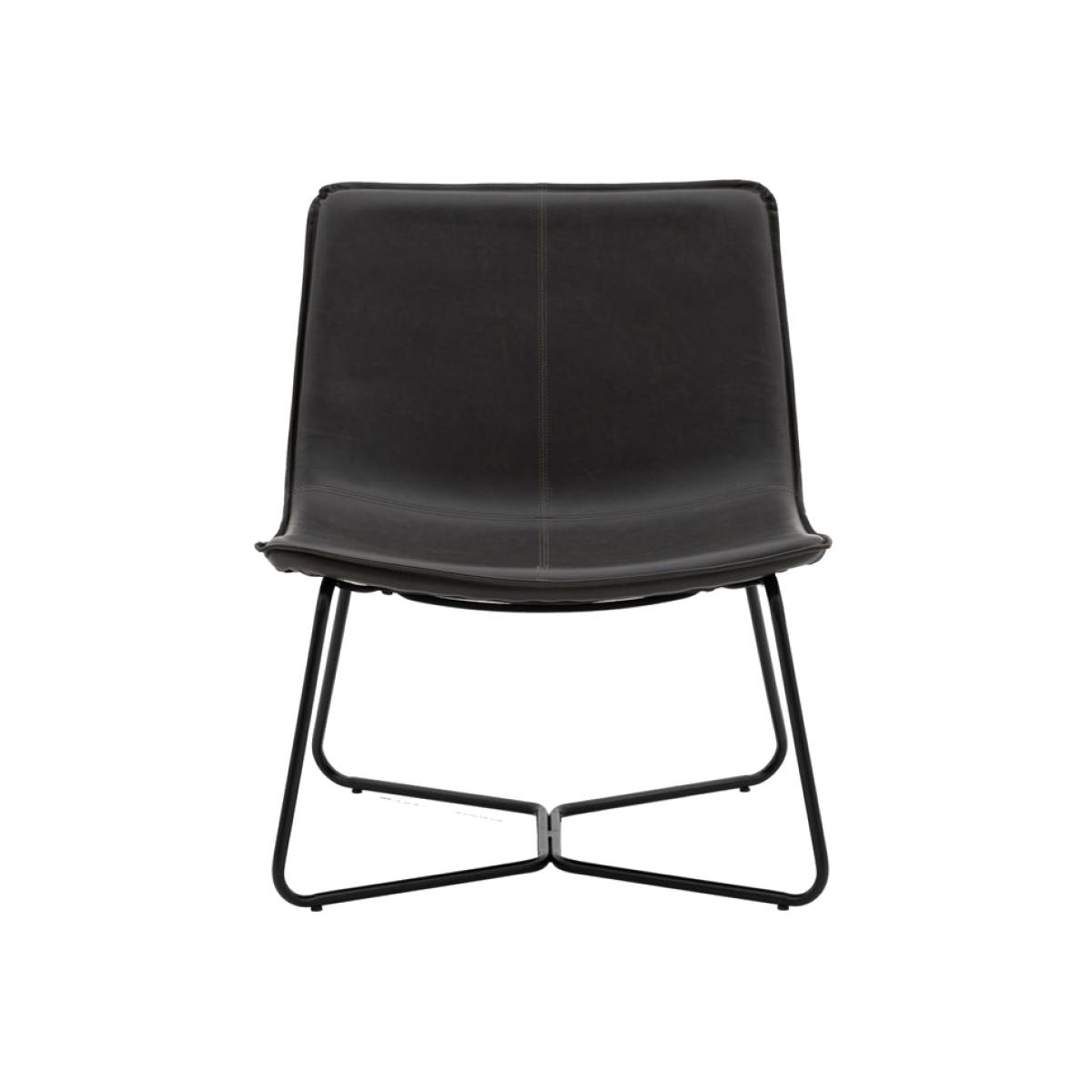 Gallery Interiors Hawkline Lounge Chair in Charcoal – image 1
