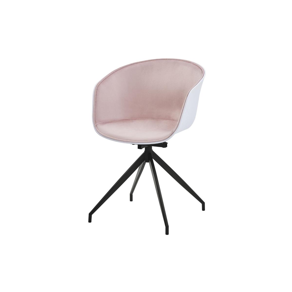 Harper - Swivel Chair - Light Pink Velvet – image 2