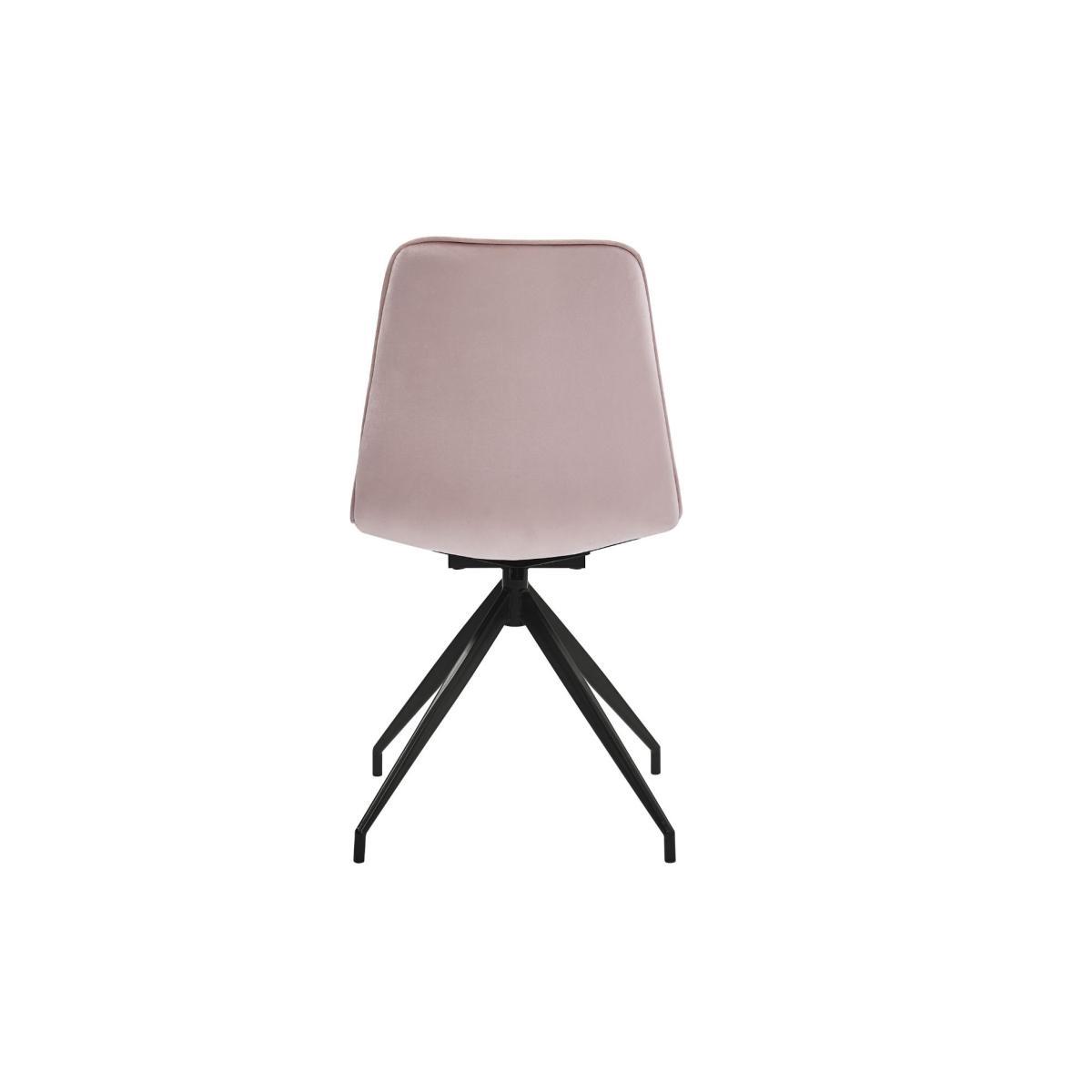 Isabella - Swivel Chair - Light Pink Velvet – image 4