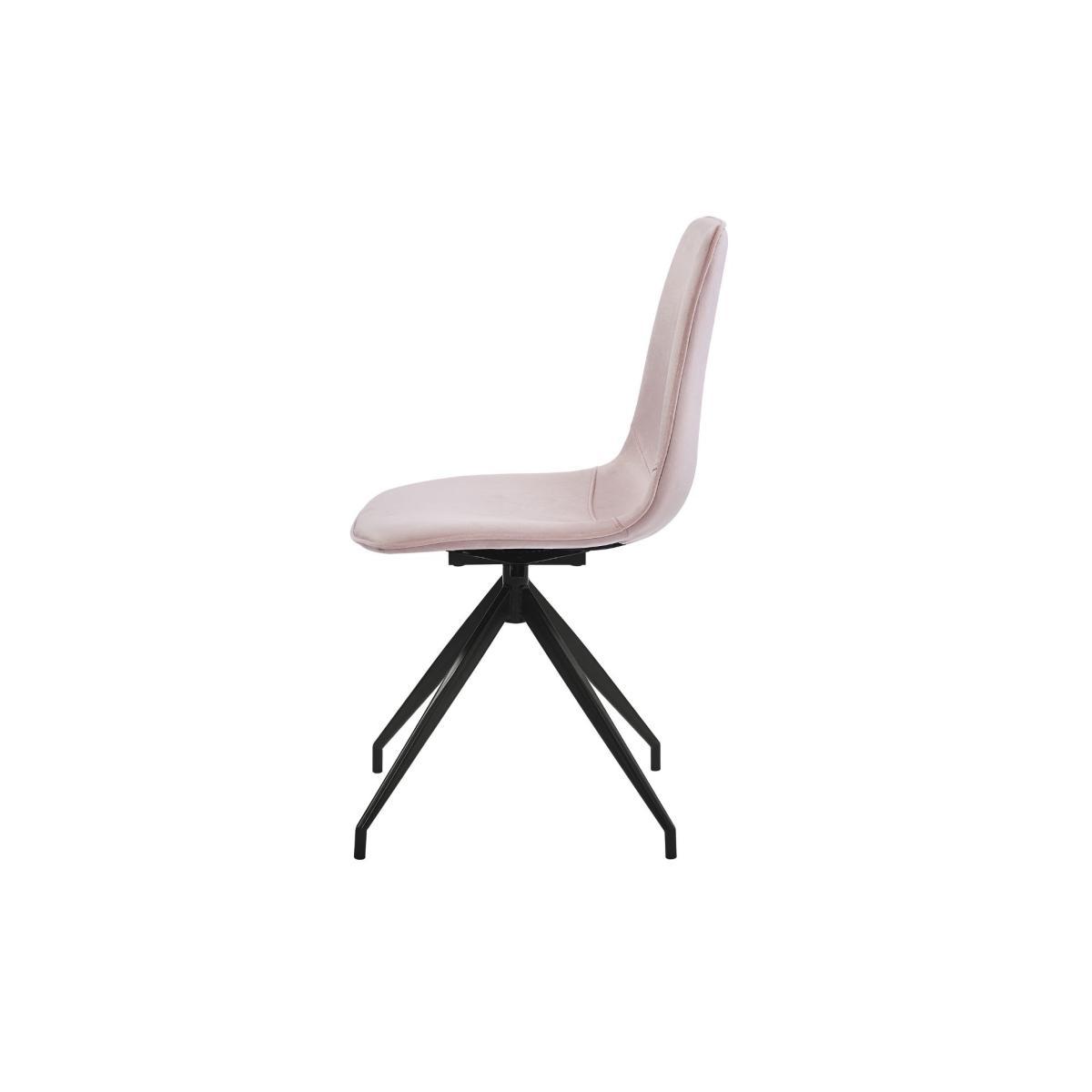 Isabella - Swivel Chair - Light Pink Velvet – image 5