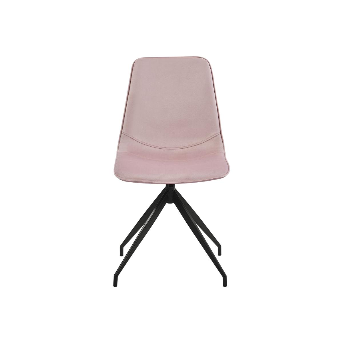 Isabella - Swivel Chair - Light Pink Velvet – image 1