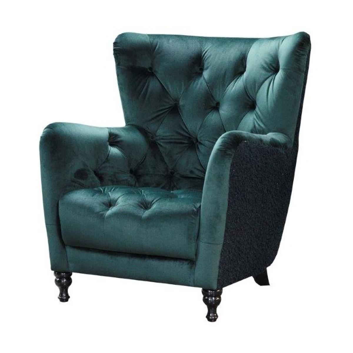 Downtown Stella Accent Chair With Gold Legs, Velvet – image 4