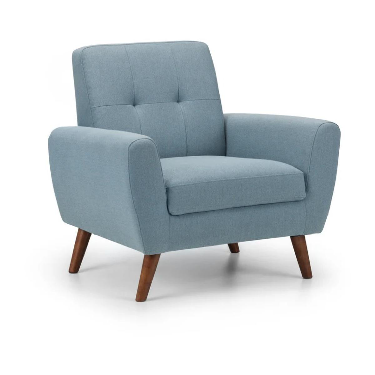 Julian Bowen Monza Compact Retro Chair - Blue – image 4