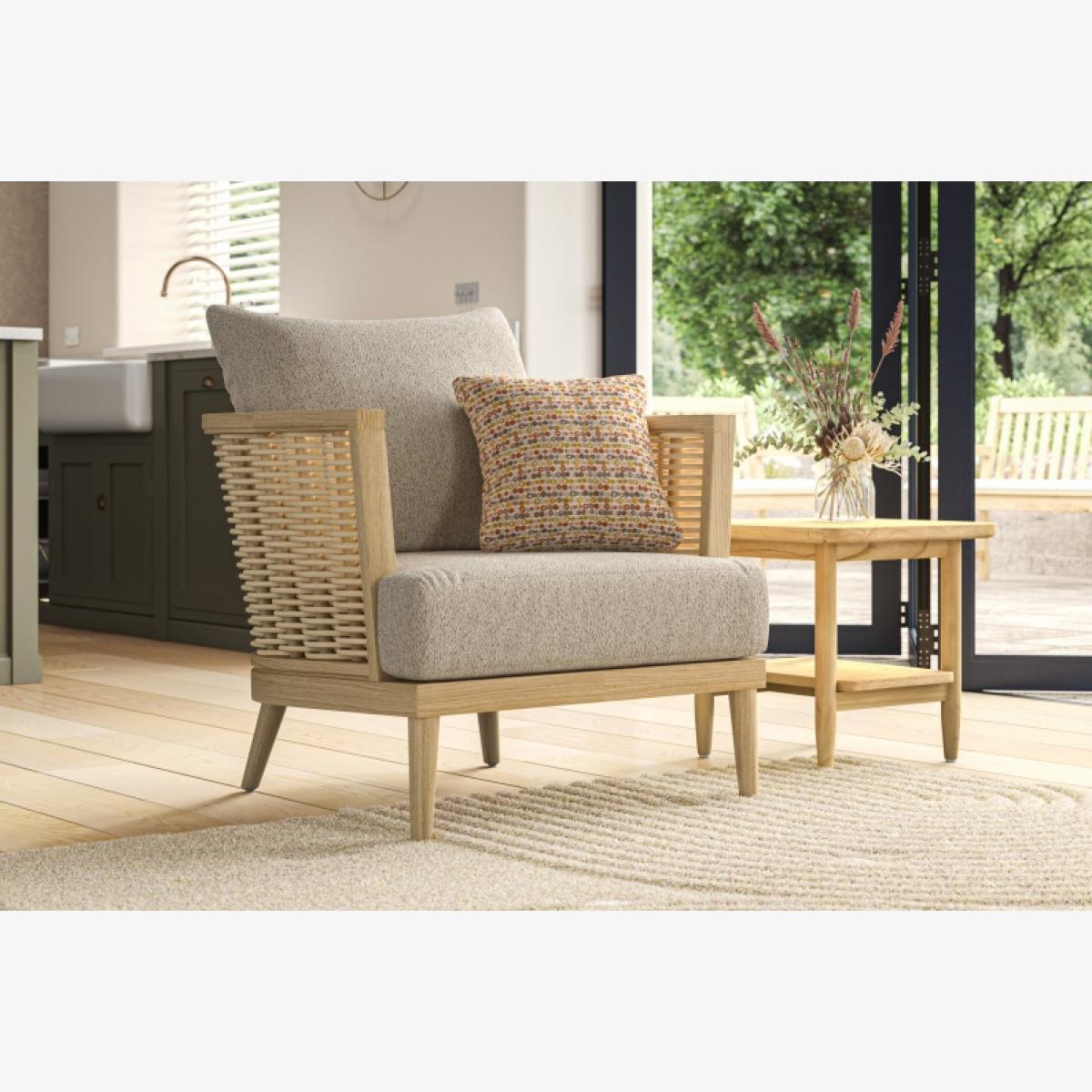 Daro Martinique Lounging Chair - Fabric Grade D In LightWood – image 1