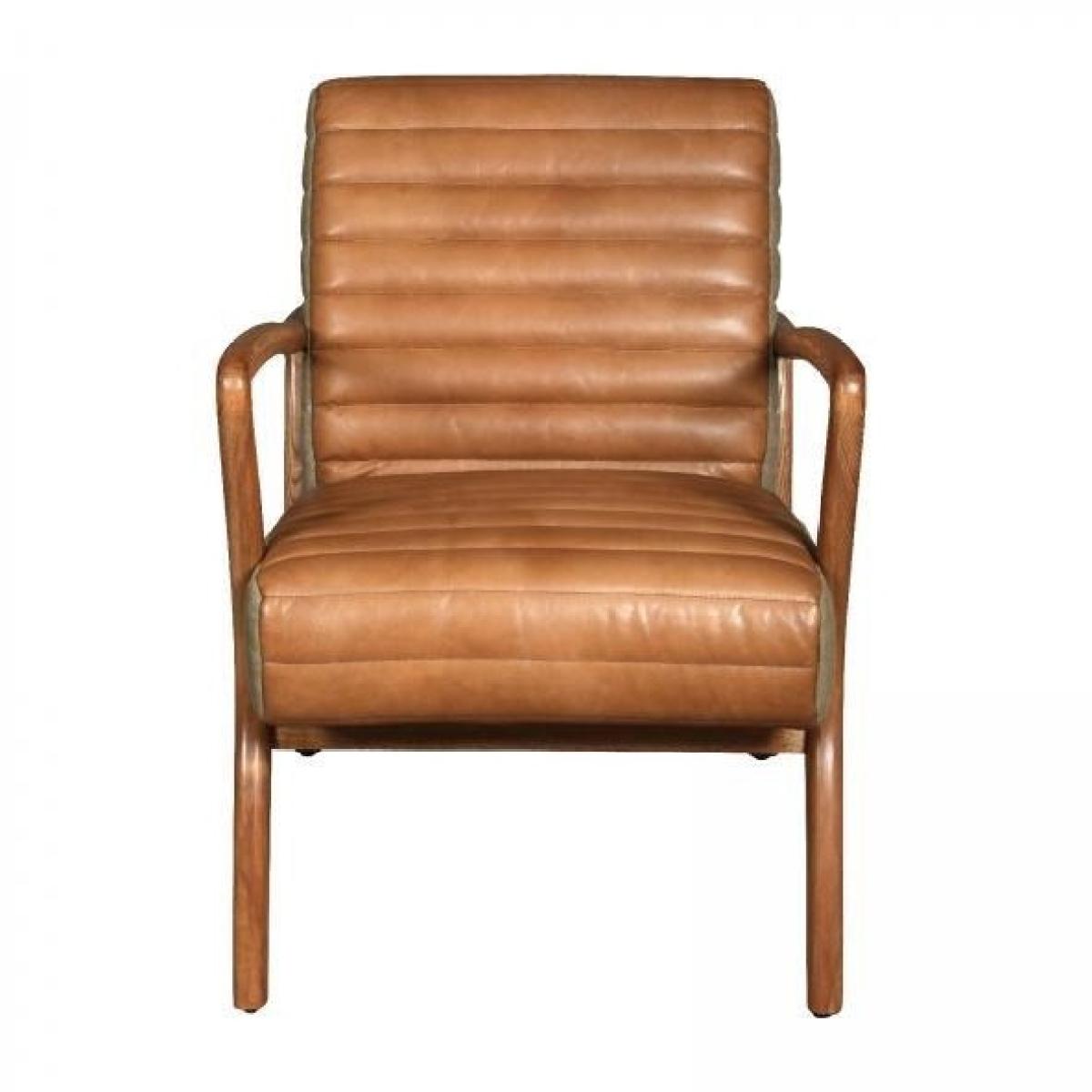 Downtown Denton Accent Chair, Leather – image 2