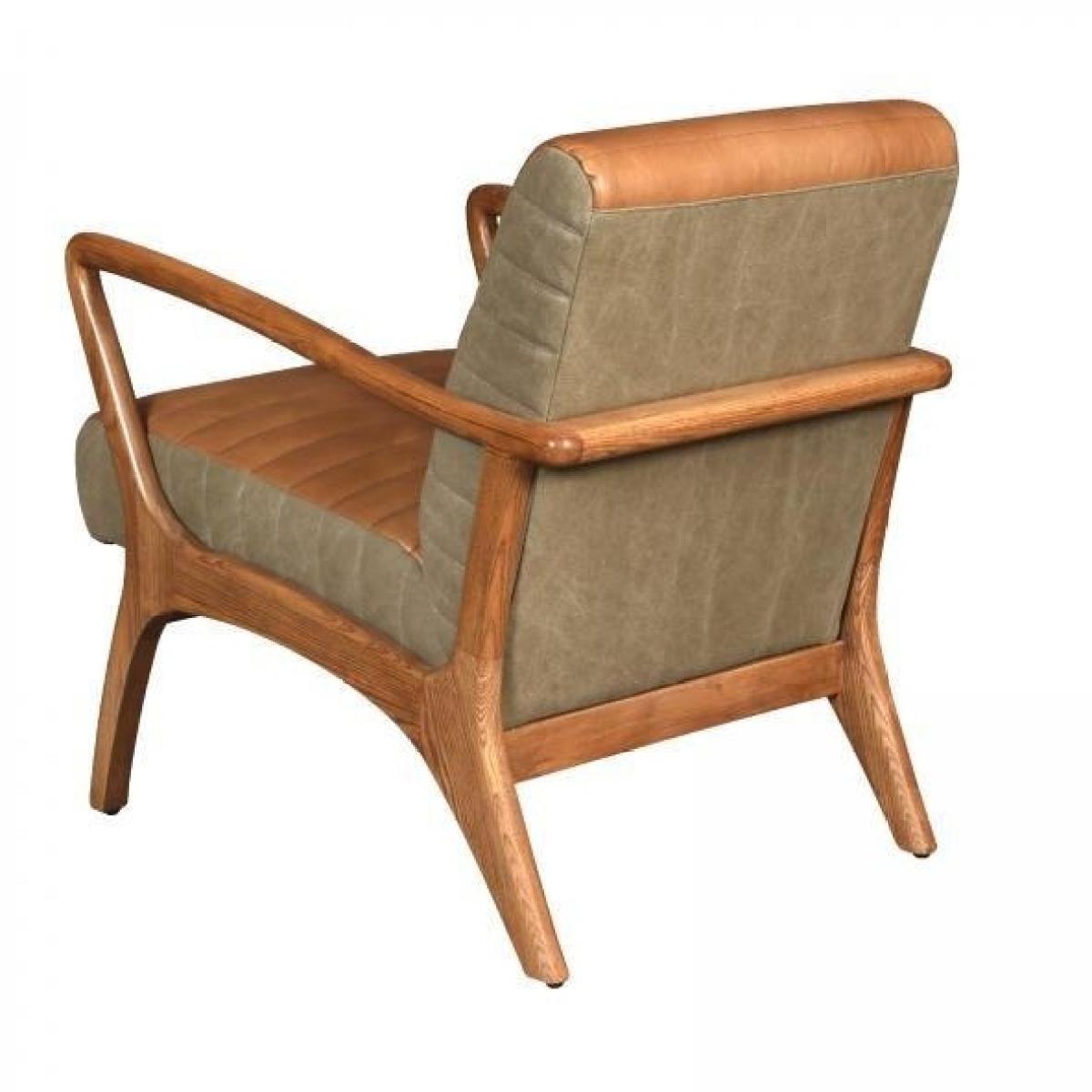 Downtown Denton Accent Chair, Leather – image 3