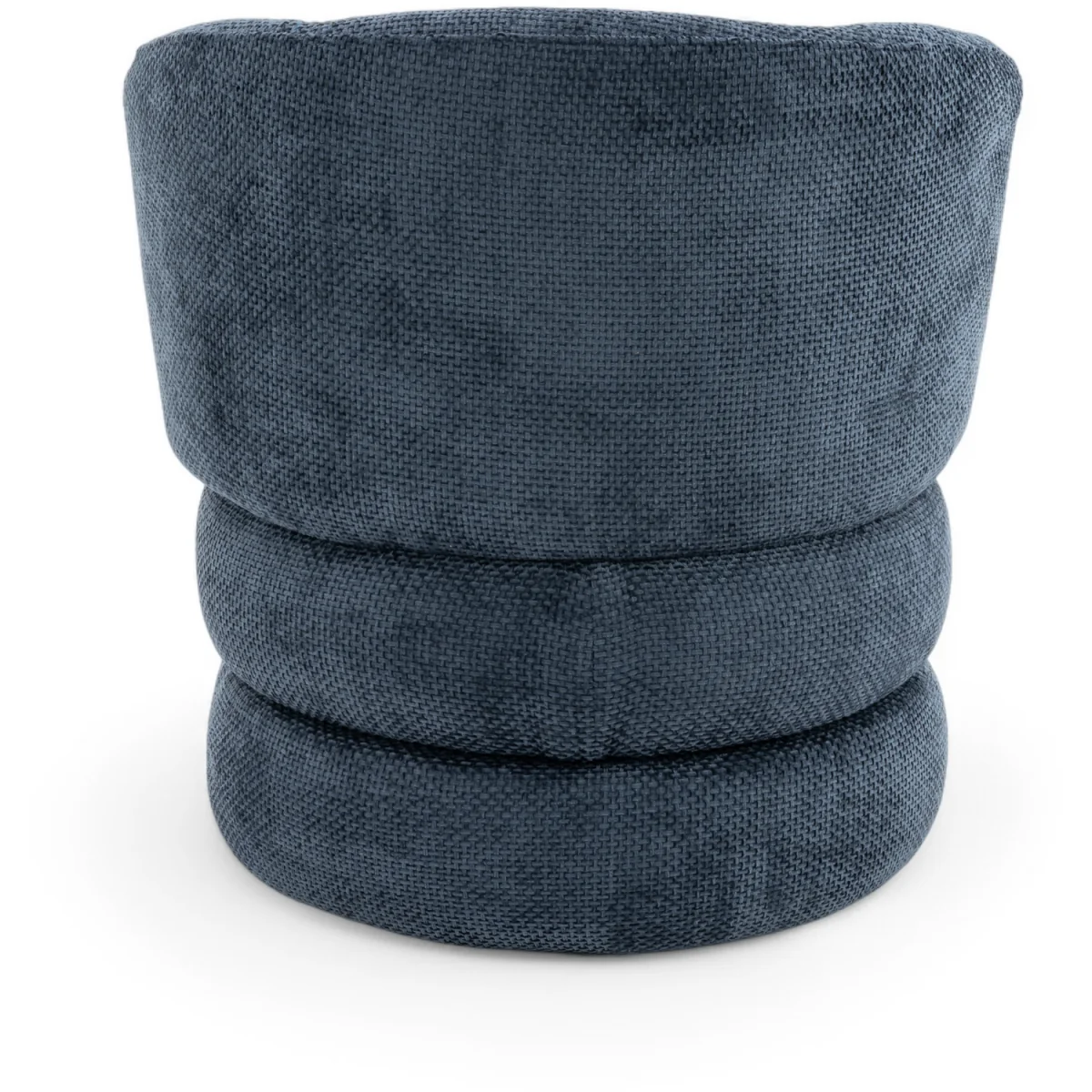 Woven Chenille Blue Tilly Accent Swivel Chair - Blue – image 3