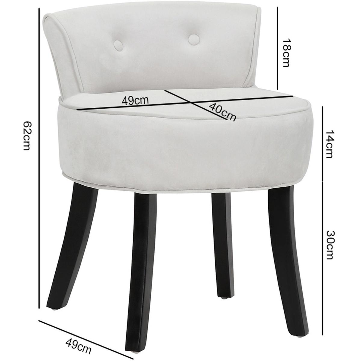 Upholstery Chair - Grey White – image 16