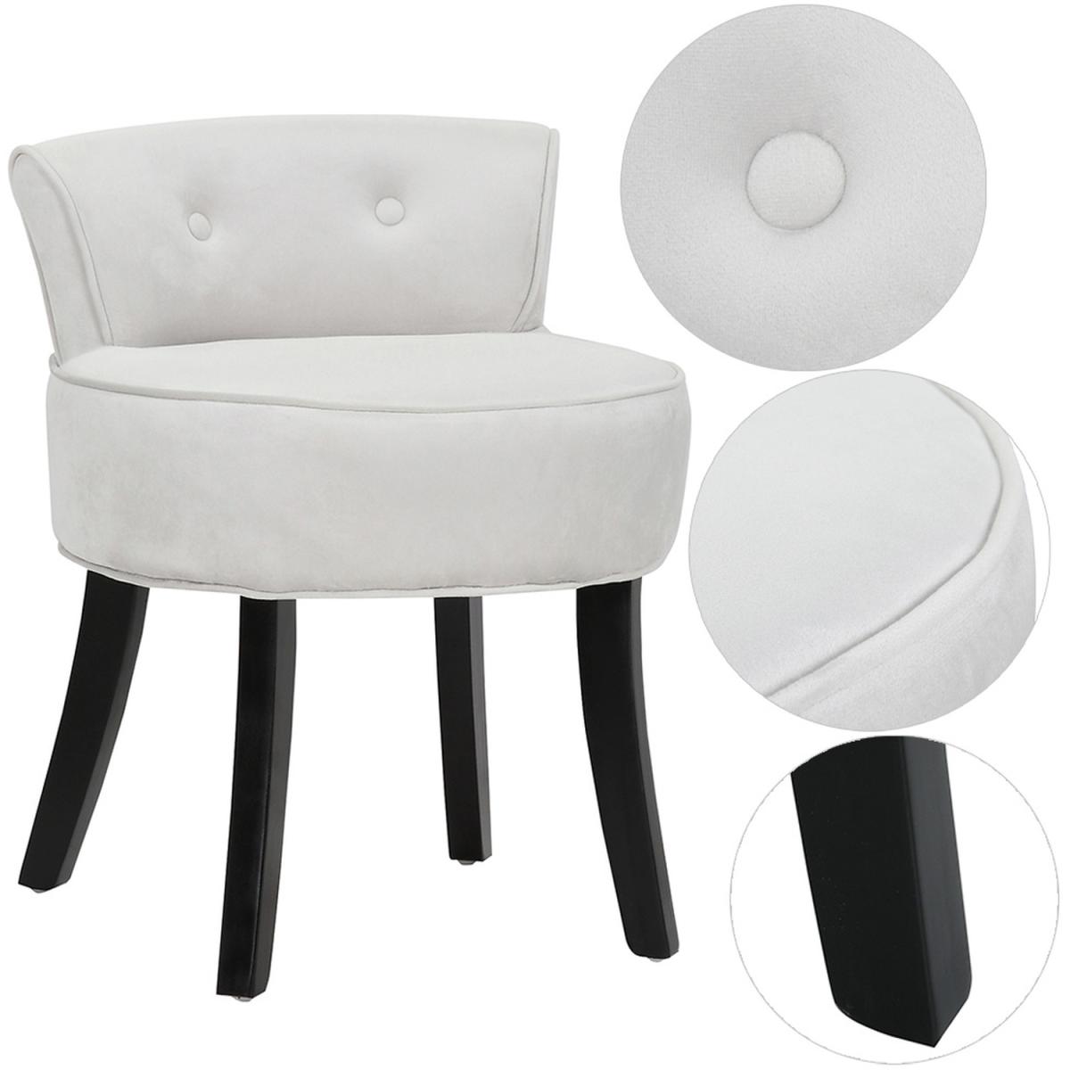Upholstery Chair - Grey White – image 17